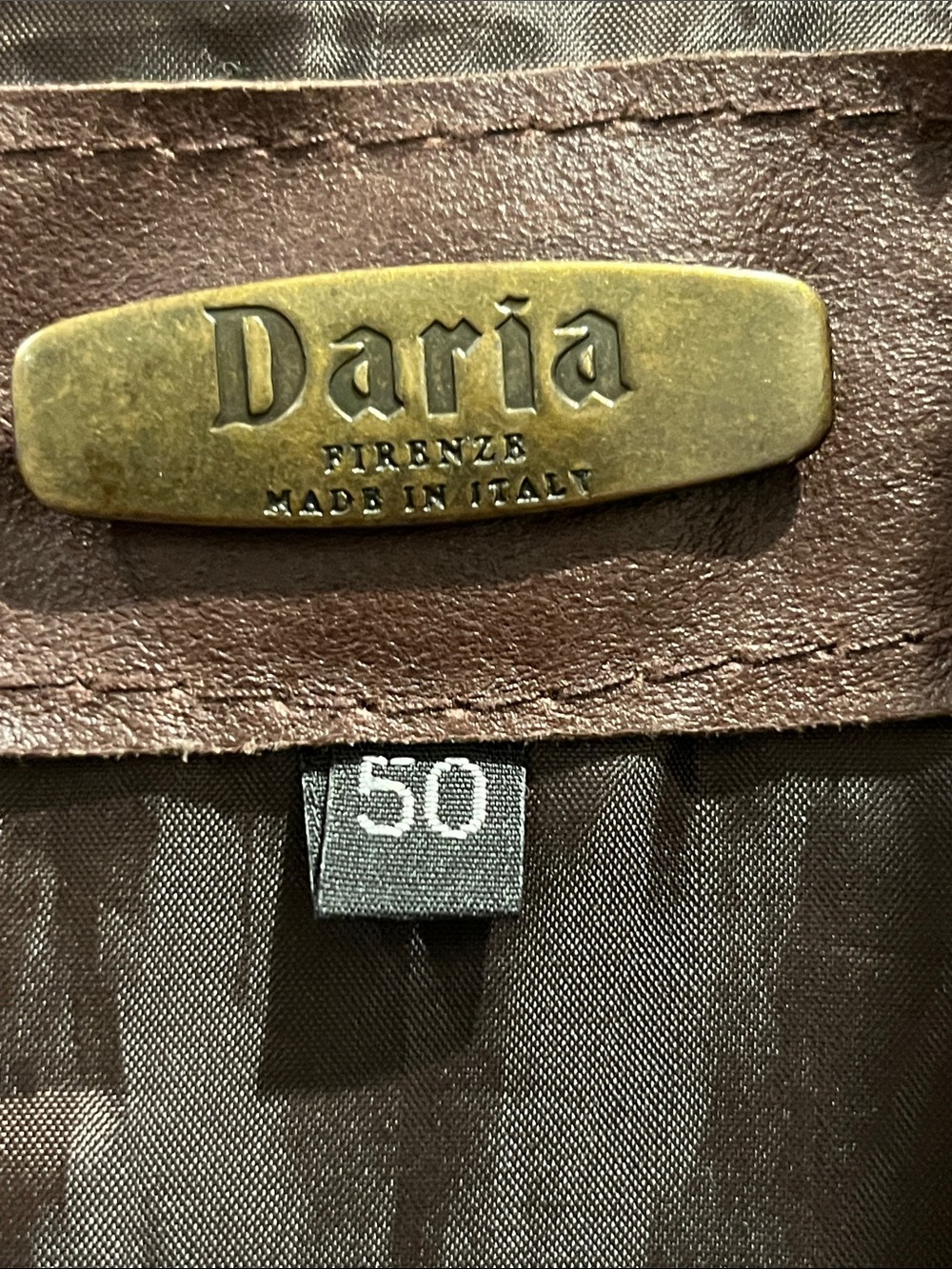 Italian Leather Racer Jacket - Picture 4 of 8